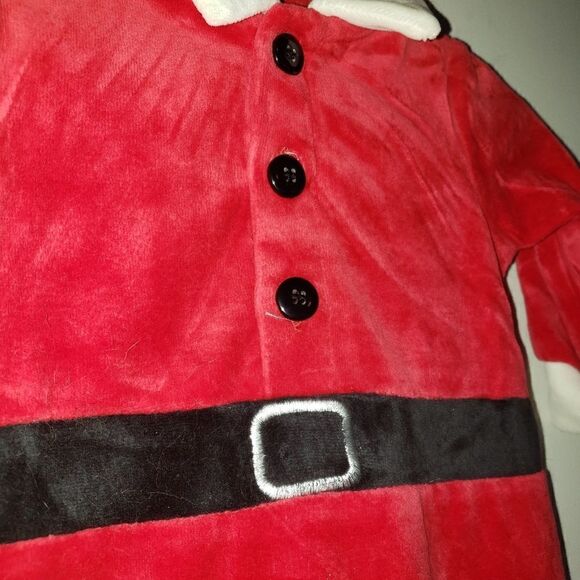 HEADQUARTERS CHRISTMAS SANTA SLEEPER SUIT 0-3 M - Picture 2 of 4